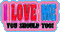 I love me you should too big text sparkles - 免费动画 GIF 动画 GIF
