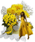 femme en jaune.Cheyenne63 - gratis png animerad GIF