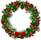 Couronne de Noël. - png gratuito GIF animata