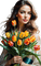 loly33 femme tulipe - бесплатно png анимированный гифка