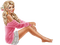 autumn woman pink kikkapink - PNG gratuit GIF animé