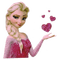 Elsa Pink - darmowe png animowany gif