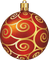 Kaz_Creations Christmas Deco Bauble Ornament - png grátis Gif Animado