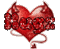 hugz hugs red sparkles glitter heart devil love - GIF animado grátis Gif Animado