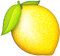 soave deco summer  lemon fruit citrus yellow green - PNG gratuit GIF animé