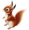 écureuil - png gratis GIF animado