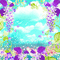 Ma/ BG /.cloud.anim..flowers.blue.purple.idca - Бесплатный анимированный гифка анимированный гифка