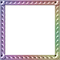 Frame Blue Pink Green Yellow  - Bogusia - PNG gratuit GIF animé
