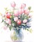 tulips in pastel - GIF animé gratuit