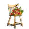 Kaz_Creations Deco Chair Flowers Flower Colours Plant Vase - png gratis GIF animado