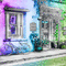 soave background animated vintage house spring - Gratis geanimeerde GIF geanimeerde GIF