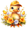 Easter. Duck. Leila - PNG gratuit GIF animé
