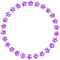 Circle.Flowers.Frame.Purple