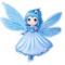 Smol Blue Fairy - darmowe png animowany gif