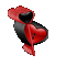 Coeur Rouge Noir Clée:) - GIF animé gratuit GIF animé