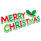 loly33 texte Merry Christmas - 無料png アニメーションGIF