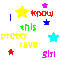 pretty rave girl - 免费动画 GIF 动画 GIF