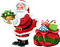 christmas noel santa claus Père Noël - PNG gratuit GIF animé