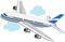 Kaz_Creations Aeroplane Clouds - безплатен png анимиран GIF