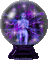 Purple Fae Snow Globe - Besplatni animirani GIF animirani GIF