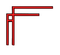 SM3 RED DECO BORDER CORNER FRAME PNG IMAGE - darmowe png animowany gif