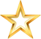 Kaz_Creations Deco  Gold Star - PNG gratuit GIF animé