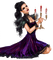 gothic woman by nataliplus - png grátis Gif Animado