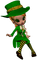 st. patrick's day, green cookie doll,  paintinglounge - png grátis Gif Animado