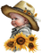 Sunflowers - Cowboy - Baby - Free PNG Animated GIF