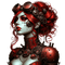 Woman - Steampunk - Red - бесплатно png анимированный гифка