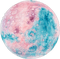pink blue moon planet fantasy - PNG gratuit GIF animé