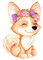 kikkapink fox - ingyenes png animált GIF