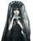 Rena black Gothic Woman Girl Bride Braut - PNG gratuit GIF animé