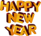 Happy New Year.Text.Victoriabea - 無料png アニメーションGIF