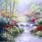 paisage puente cascada  dubravka4 - Free PNG Animated GIF