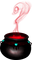 Cauldron.Black.Blue.Red - Free PNG Animated GIF