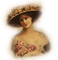 dolceluna vintage woman hat png tube - 無料png アニメーションGIF