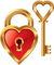 Kaz_Creations Heart Hearts Love Valentine Valentines Padlock - besplatni png animirani GIF