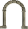 dolceluna arch gothic stone - PNG gratuit GIF animé