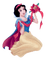 Kaz_Creations Cartoon Snow White - besplatni png animirani GIF