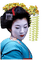 Kaz_Creations Woman Femme Asian Blue - png gratis GIF animado