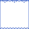 soave frame vintage deco art lace shadow blue - 免费PNG 动画 GIF