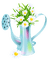 Kaz_Creations Spring Deco Flowers Watering Can - ilmainen png animoitu GIF