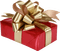 Gift.Cadeau.Regalo.Red.Gold.Victoriabea - kostenlos png Animiertes GIF