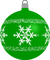 Kaz_Creations  Green Deco Christmas - gratis png animerad GIF