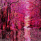 Pink Forest with Water - Безплатен анимиран GIF анимиран GIF