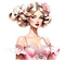 ♡§m3§♡ VDAY art deco female pink vintage - Free PNG Animated GIF