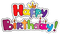 Kaz_Creations Deco Birthday Text Happy Birthday - δωρεάν png κινούμενο GIF