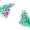 Christmas.Frame.Pink.Green - KittyKatLuv65 - ücretsiz png animasyonlu GIF