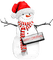 soave deco christmas winter text snowman black - ücretsiz png animasyonlu GIF